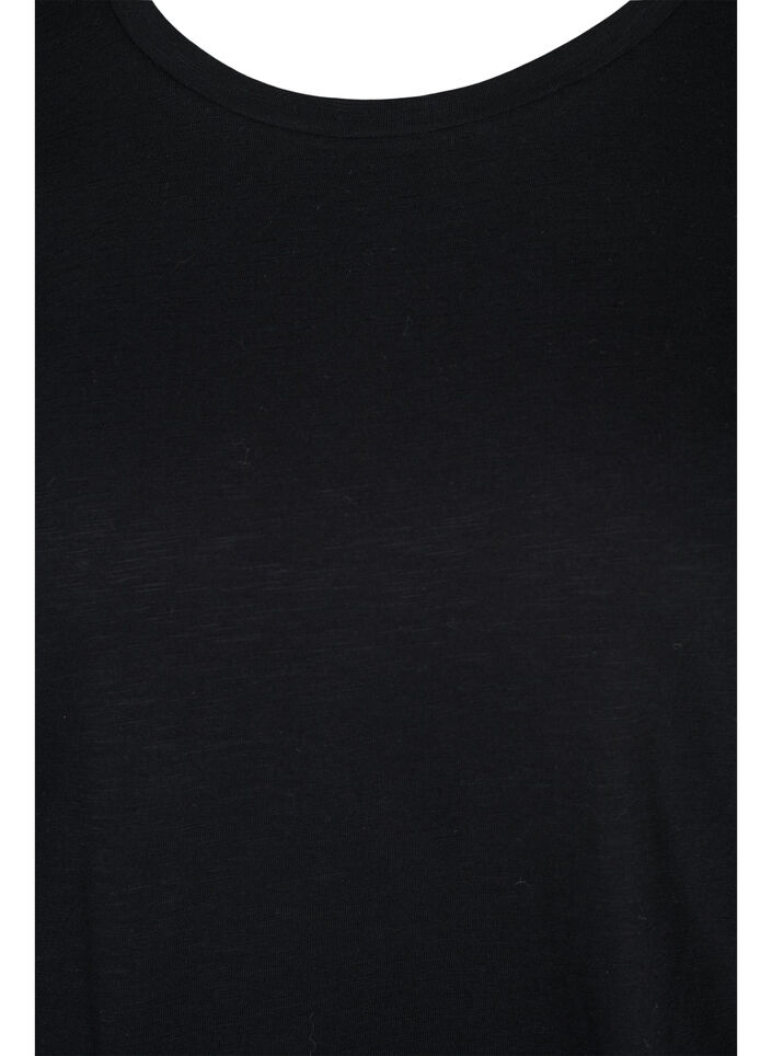2er-Pack basic T-Shirts aus Baumwolle, Black/Black, Packshot image number 2