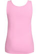 Einfarbiges Basic Top aus Baumwolle, Pink, Packshot image number 1