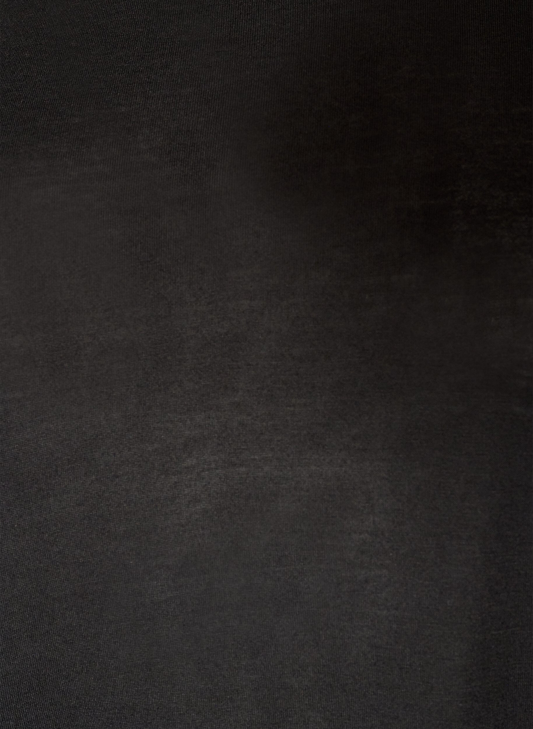 ZizziLockeres T-Shirt aus Viskose-Jersey, Schwarz, Packshot image number 2