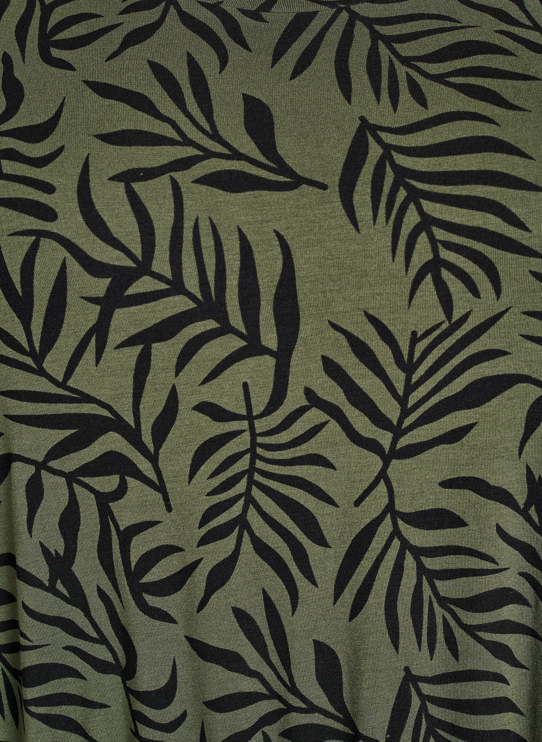 ZizziMittellanges Jerseykleid mit Bindeg&uuml;rtel an der Taille, Gr&uuml;n, Packshot image number 2