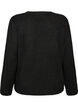 Lockerer Pullover mit Rundhalsausschnitt, Schwarz, Packshot image number 1