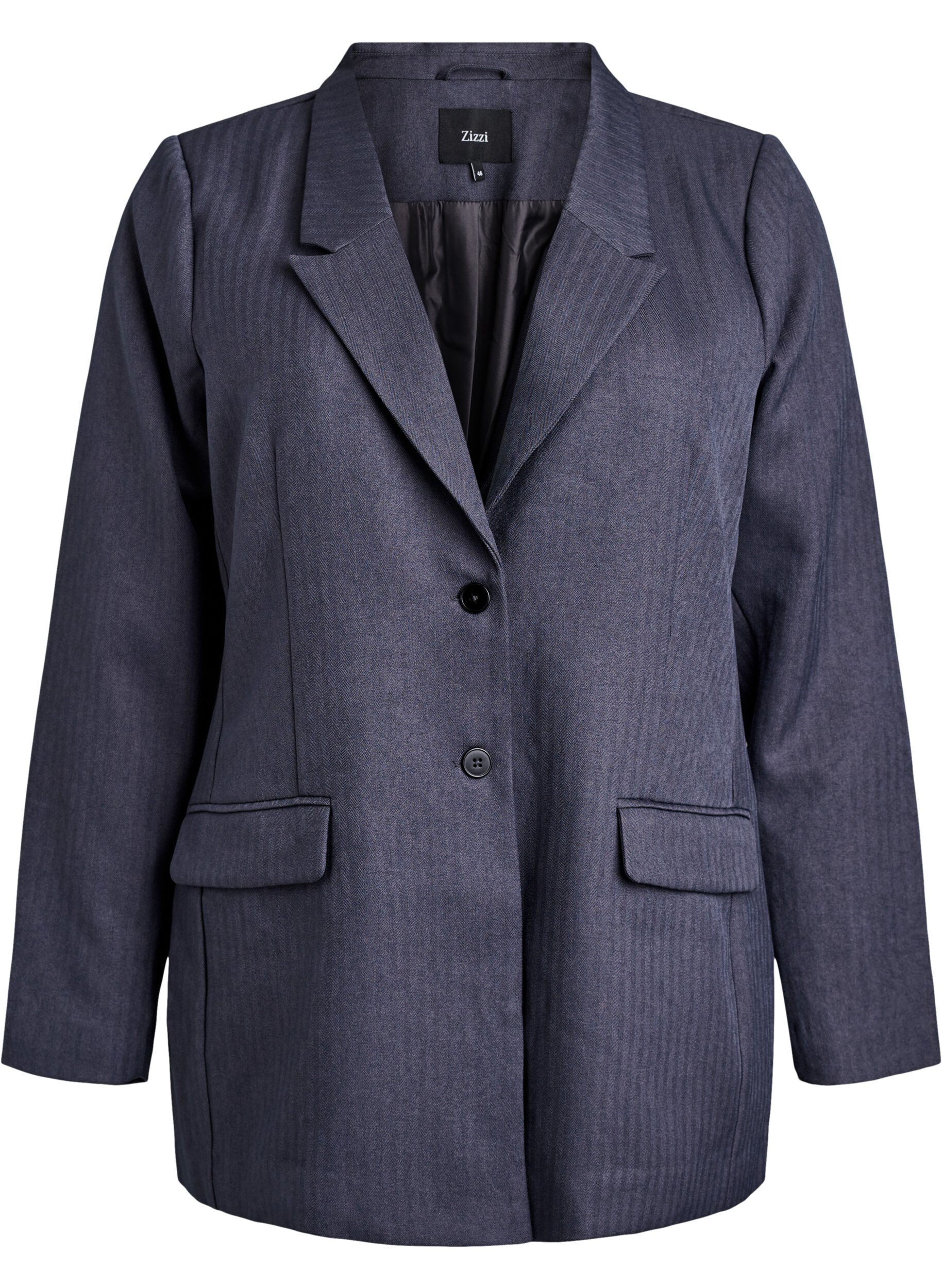 Klassischer Blazer mit Taschen