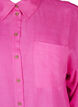 Lange Bluse aus Leinen und Viskose, Pink, Packshot image number 2