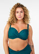 Bikinioberteil mit B&uuml;gel und Raffung, Gr&uuml;n, Model image number 0