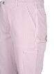 Gestreifte Cargo-Jeans mit gerader Passform, Rose White Stripe, Packshot image number 2