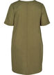 Kurzarm Kleid aus Baumwollmischung mit Leinen, Ivy Green, Packshot image number 1