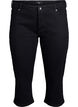 Emily slim fit Denim-Caprihose, Schwarz, Packshot image number 0