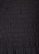 Midikleid aus Viskose mit Smock, Schwarz, Packshot image number 2