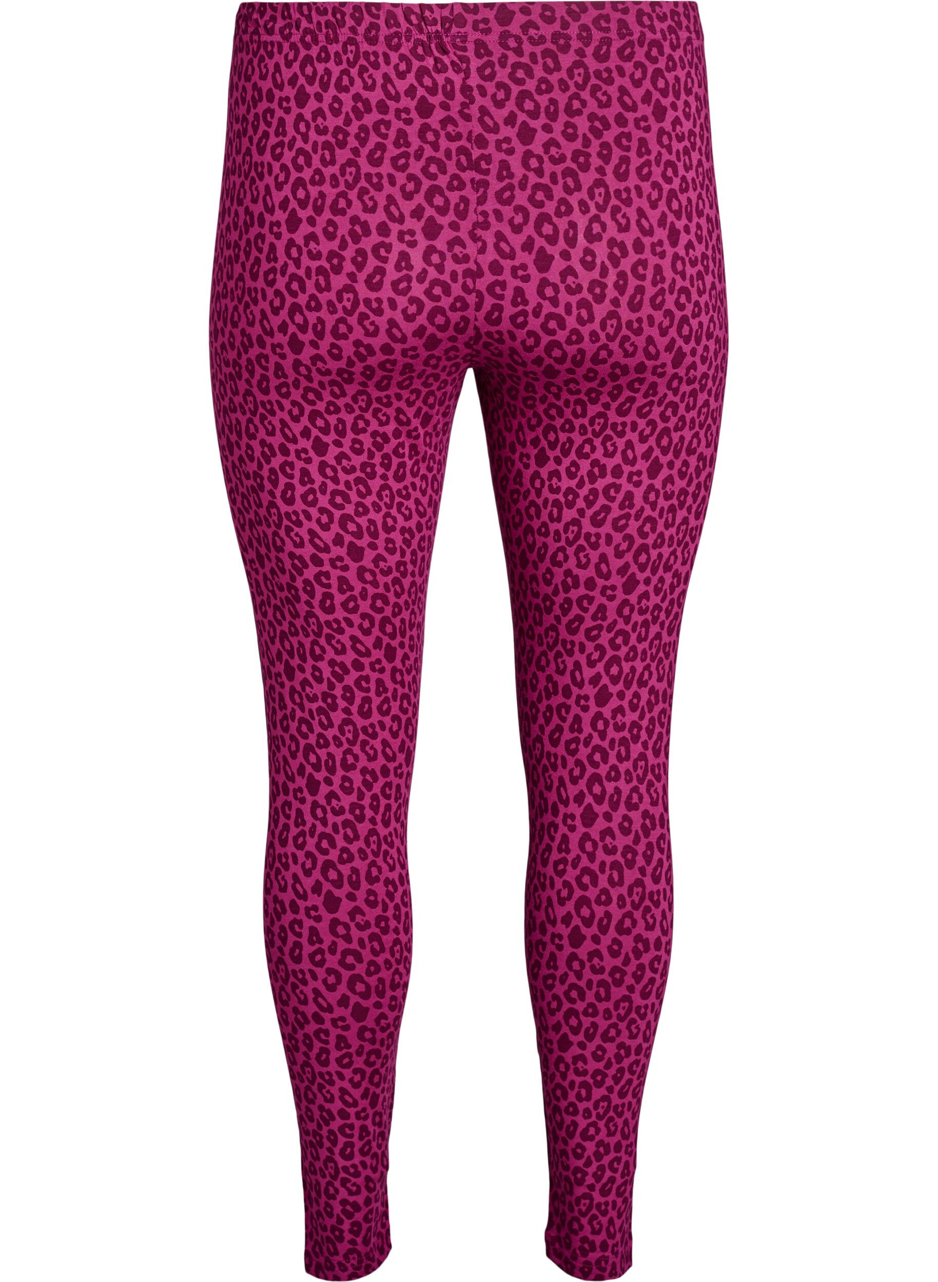 ZizziLeggings aus Viskose in Kn&ouml;chell&auml;nge, Pink, Packshot image number 1