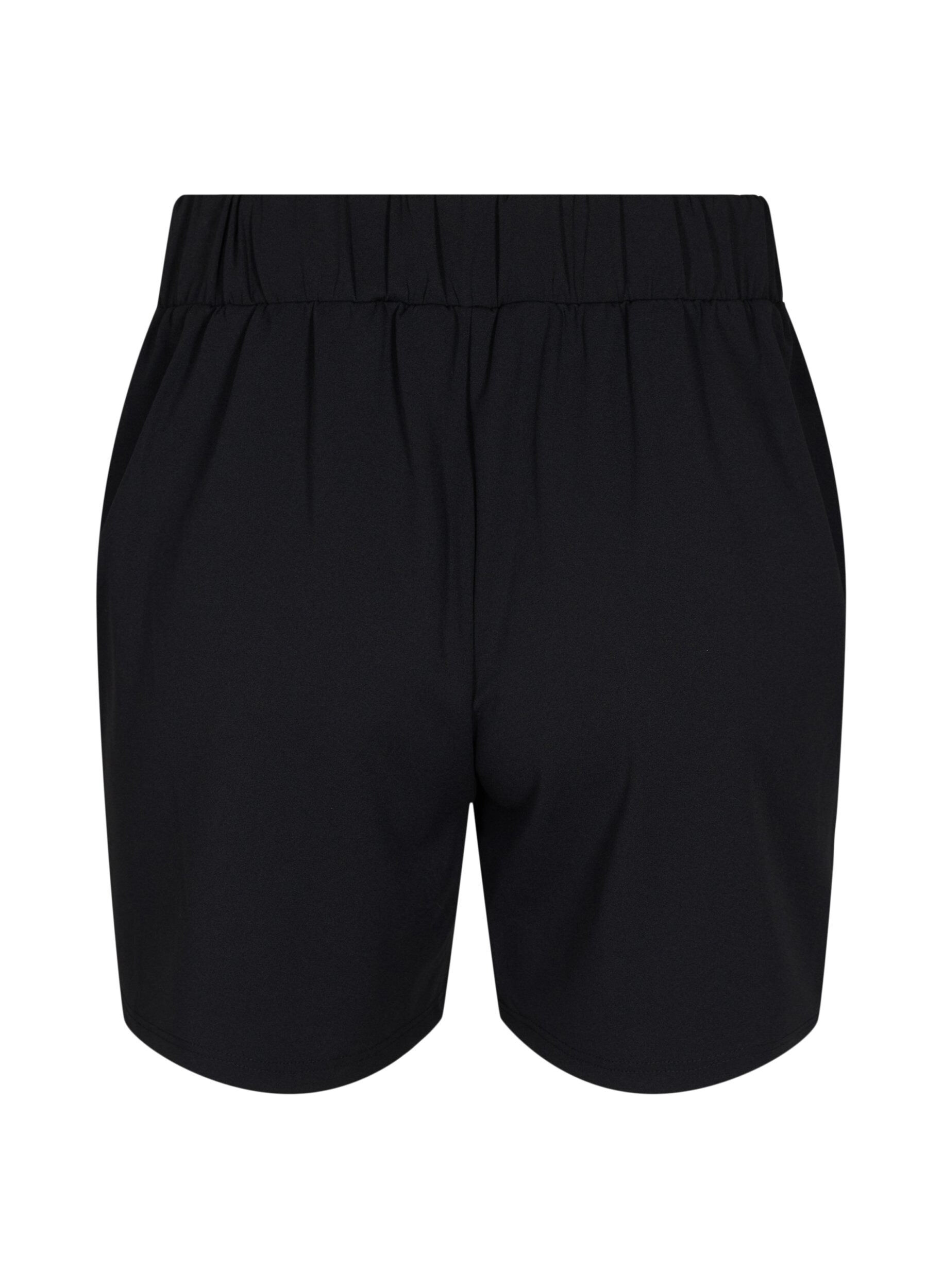 ZizziShorts mit Taschen und lockerer Passform, Schwarz, Packshot image number 1