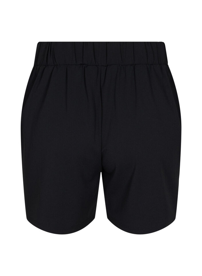 Shorts mit Taschen und lockerer Passform, Schwarz, Packshot image number 1