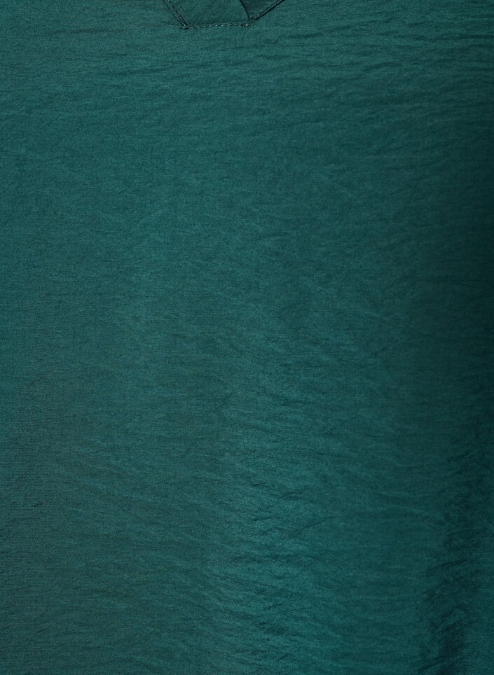Bluse mit Balloneffekt und Chiffondetails, Gr&uuml;n, Packshot image number 2