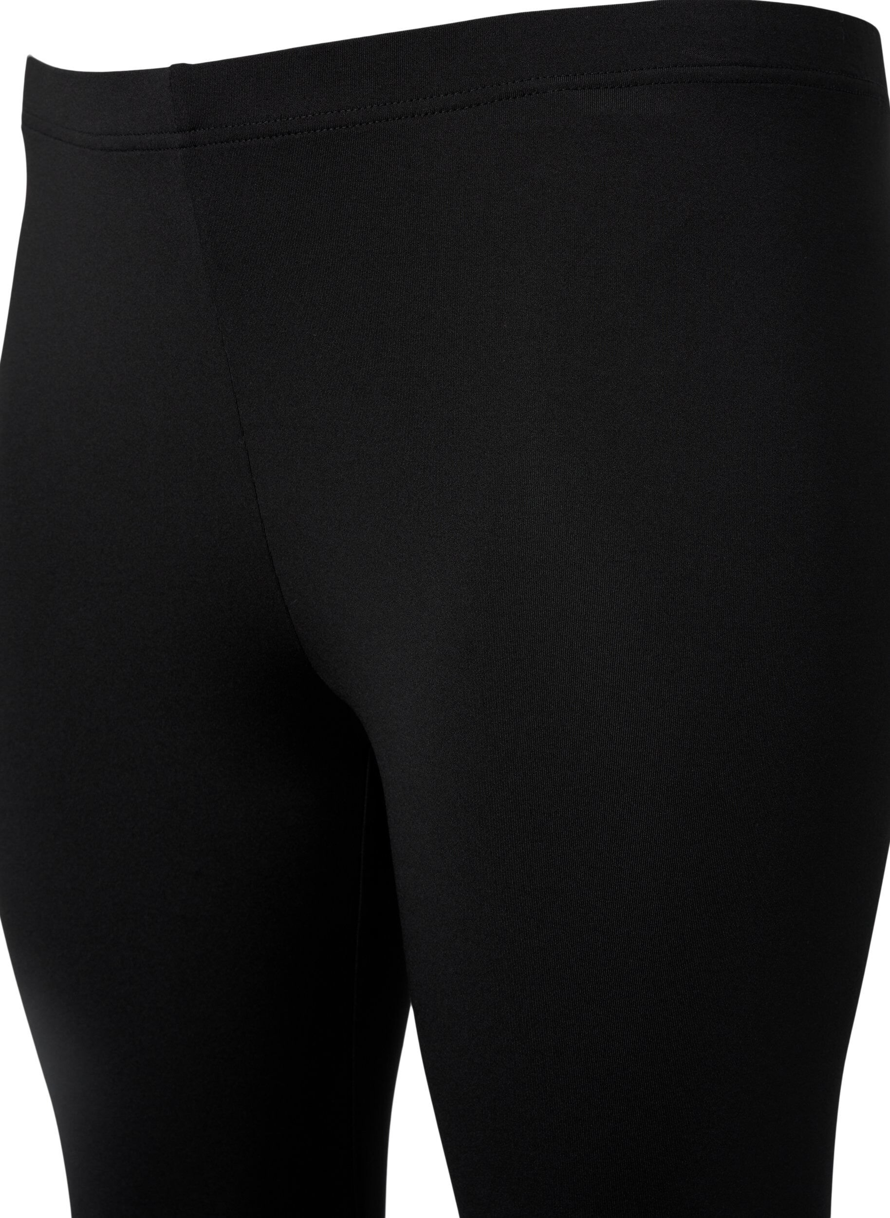 Zizzi2er-Pack 3/4 Leggings mit Spitze, Black / Black, Packshot image number 3