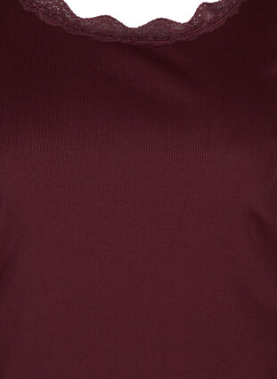 Enganliegender Pullover mit Spitze, Port Royal, Packshot image number 2