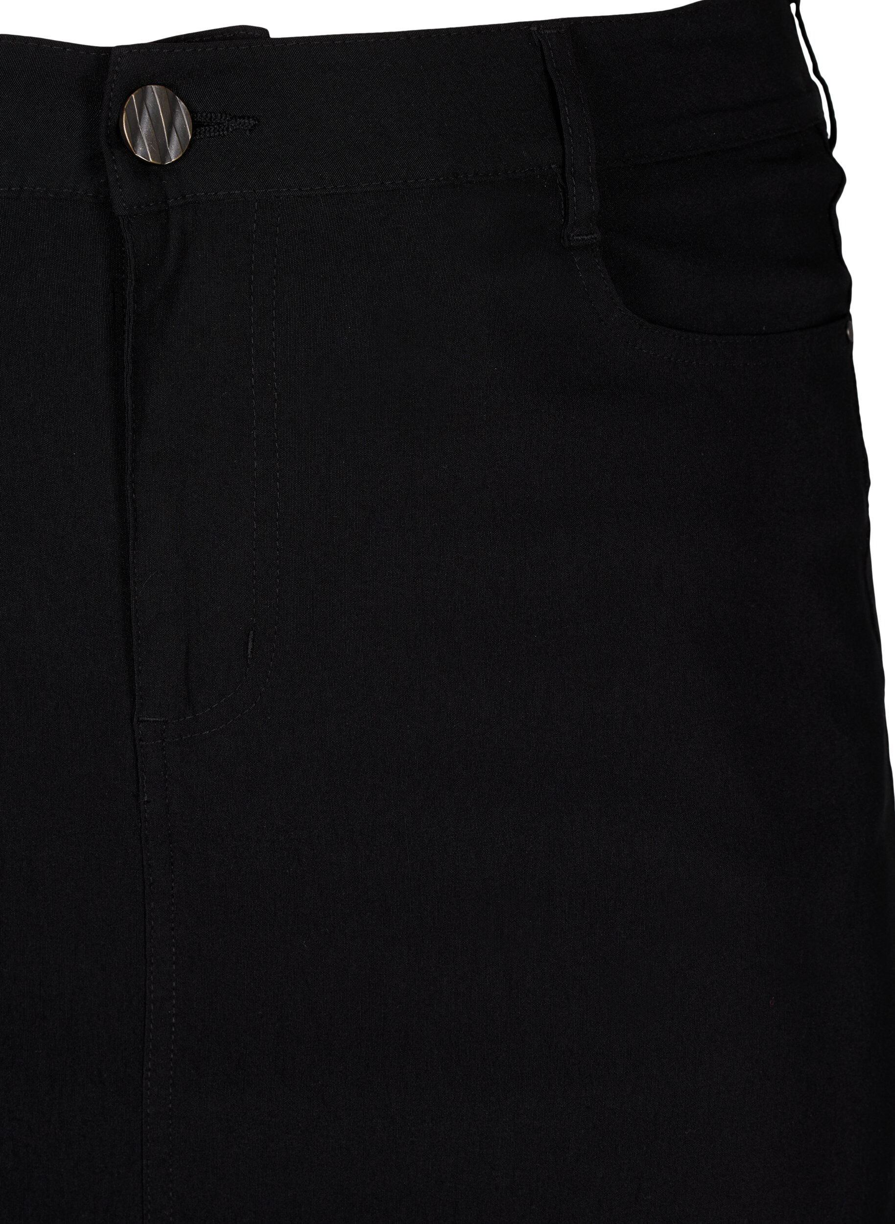 ZizziKurzer Rock mit innen eingen&auml;hter kurzen Hose, Schwarz, Packshot image number 2