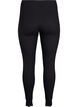 Eng geschnittene, gerippte Hose, Black, Packshot image number 1