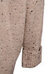 Strickpullover mit hohem Kragen und Punktemuster, Beige, Packshot image number 3