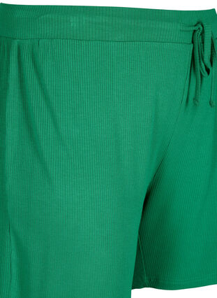 Lockere Shorts aus Viskose mit Ripp, Jolly Green, Packshot image number 2