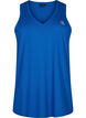 Trainingsoberteil mit V-Ausschnitt, Princess Blue, Packshot image number 0