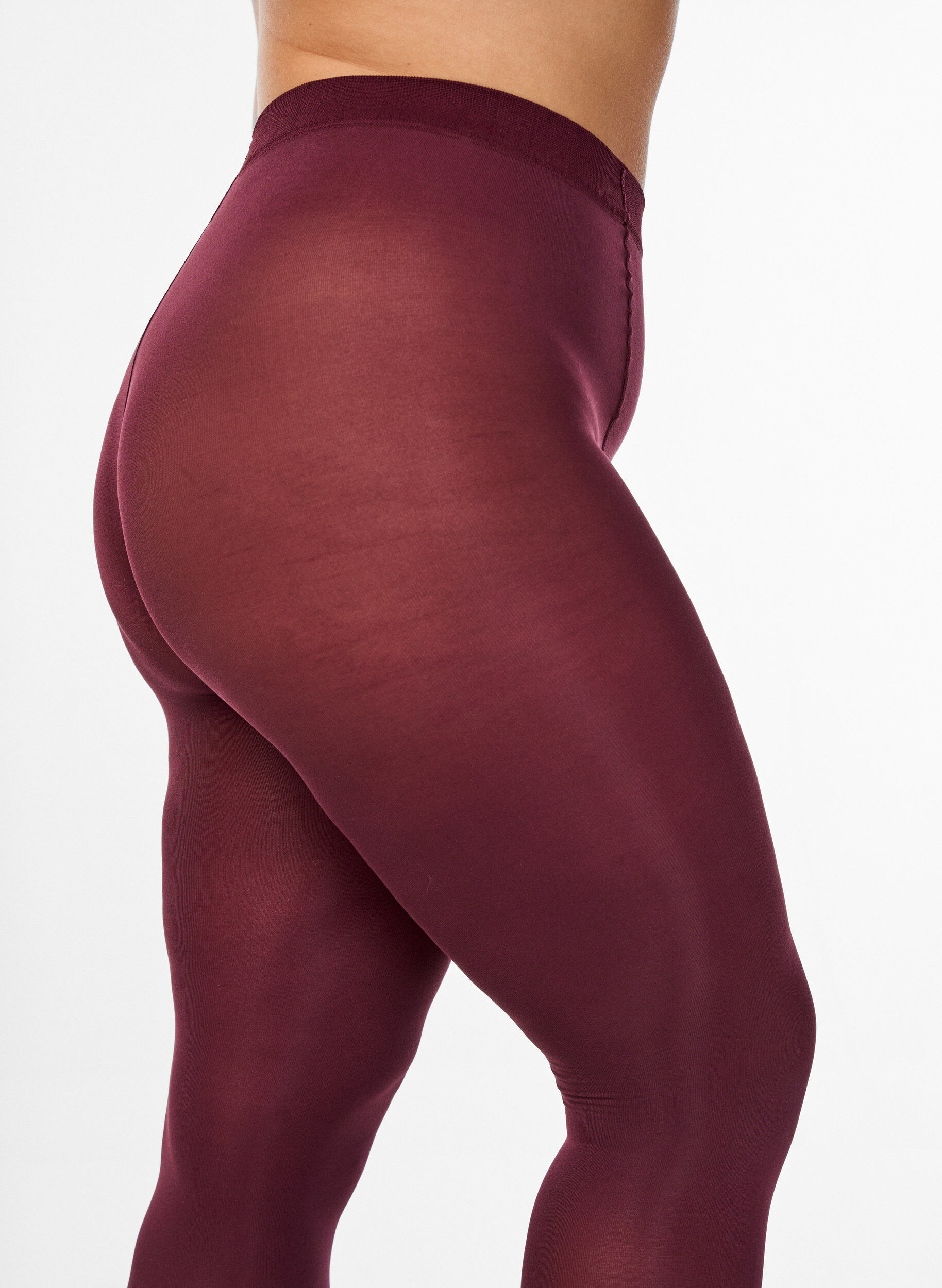 Zizzi100 Denier Strumpfhose, Rot, Packshot image number 2