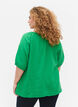 Baumwollbluse mit 1/2 Ärmeln, Bright Green, Model image number 1