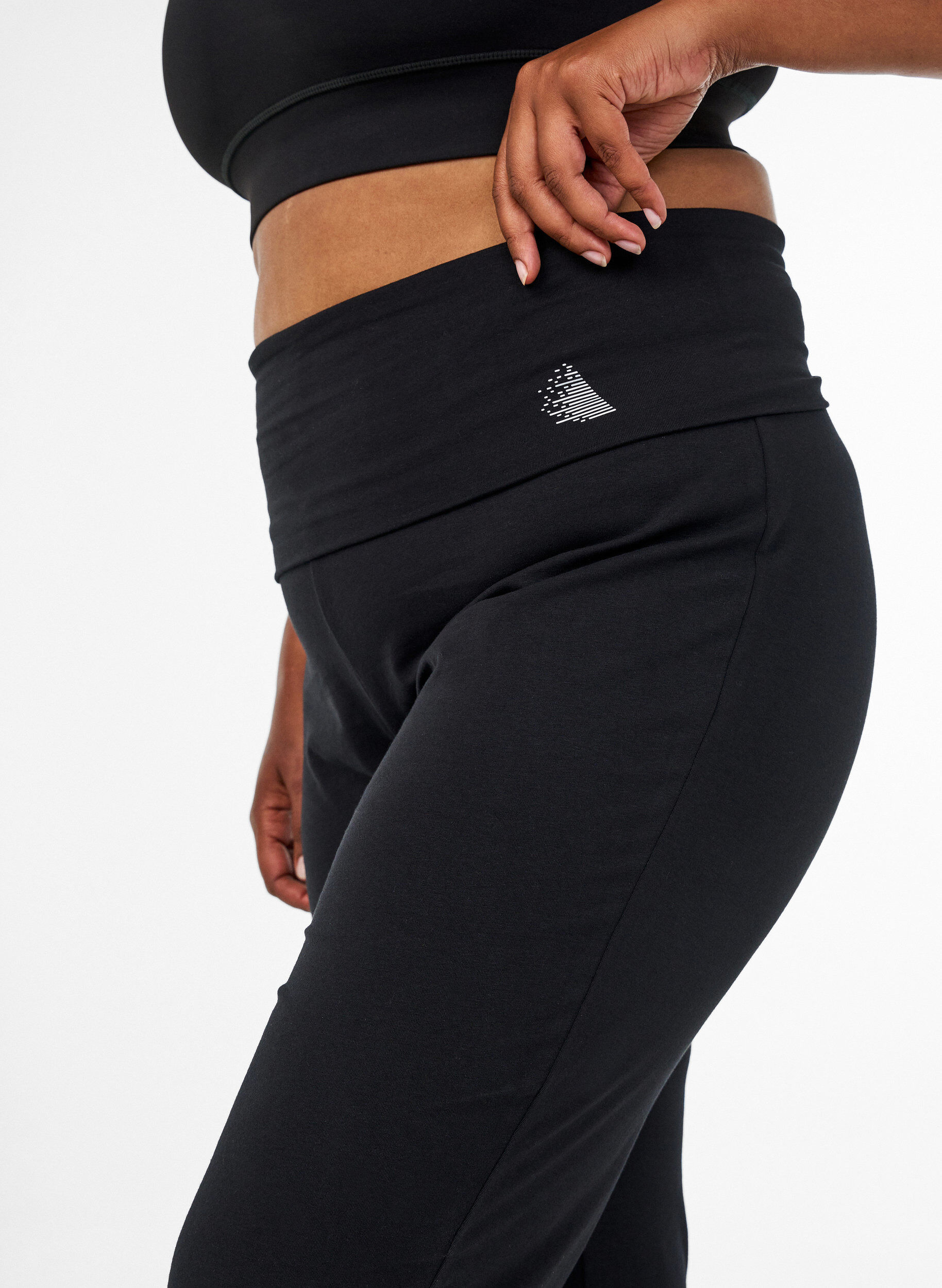ZizziSporthose aus Baumwolle, Schwarz, Model image number 4