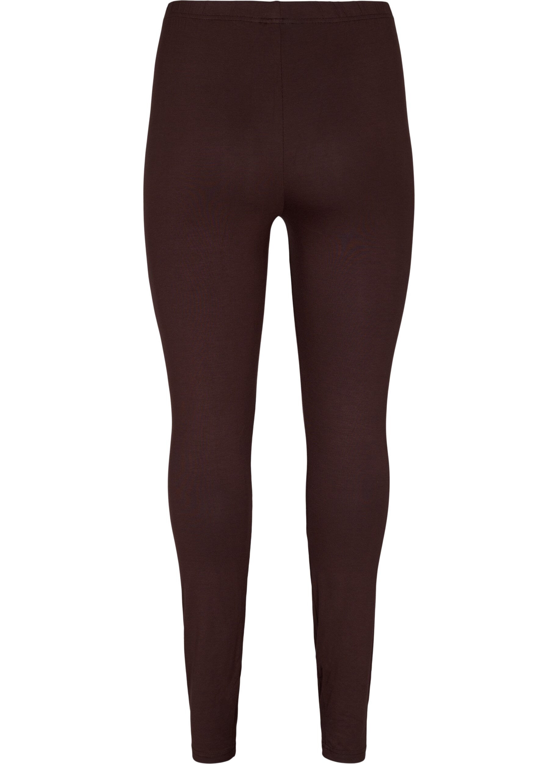 ZizziBasic-Leggings aus Viskose, Braun, Packshot image number 1