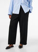 Lockere Hose aus Jersey mit hoher Taille, Schwarz, Model image number 2