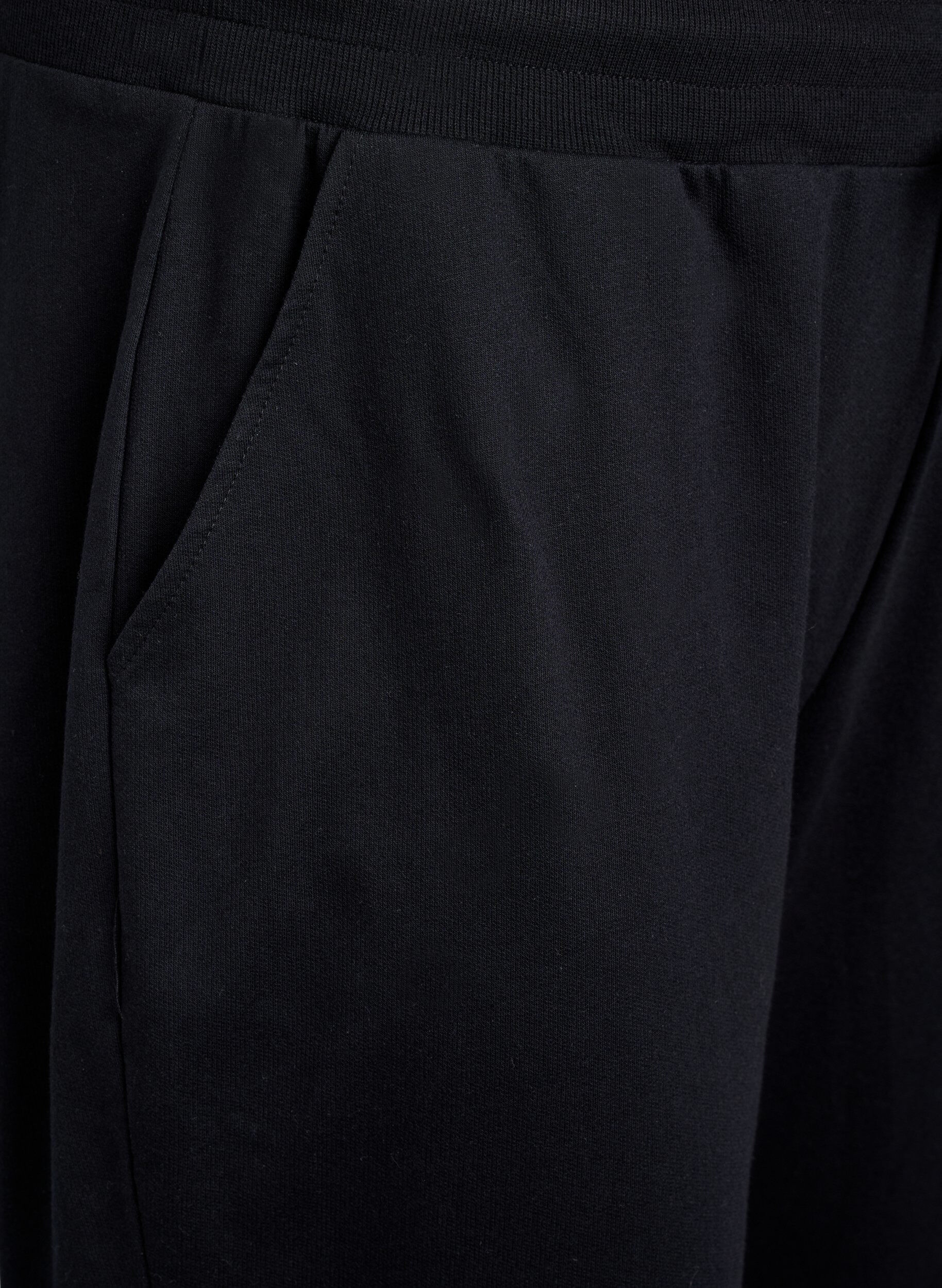 ZizziLockere Trainingshose mit Taschen, Schwarz, Packshot image number 2