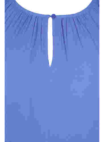 Tunika aus Viskose mit 3/4-Ärmeln, Ultramarine, Packshot image number 2