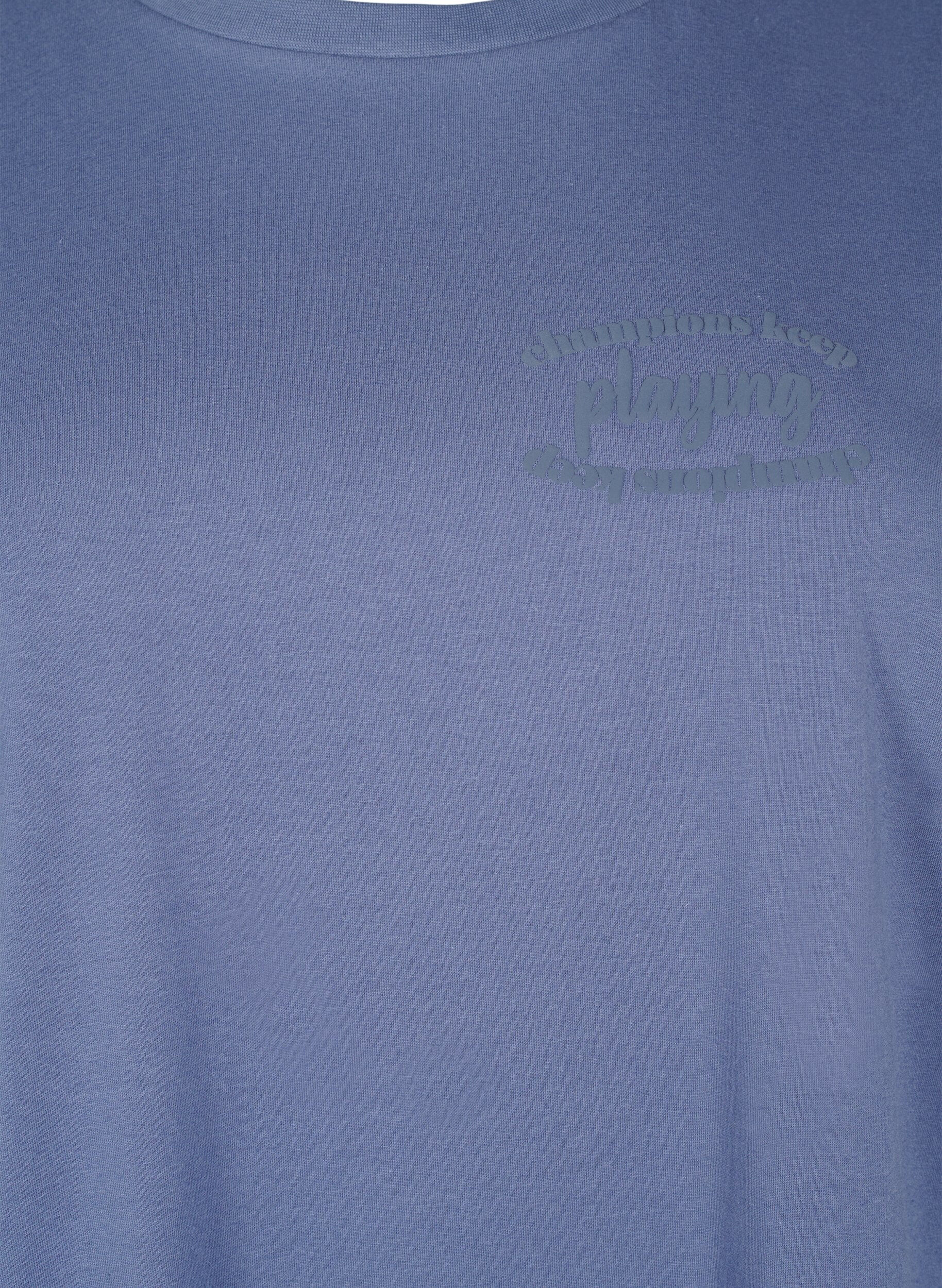 ZizziSportliches T-Shirt aus Bio-Baumwolle, , Packshot image number 2