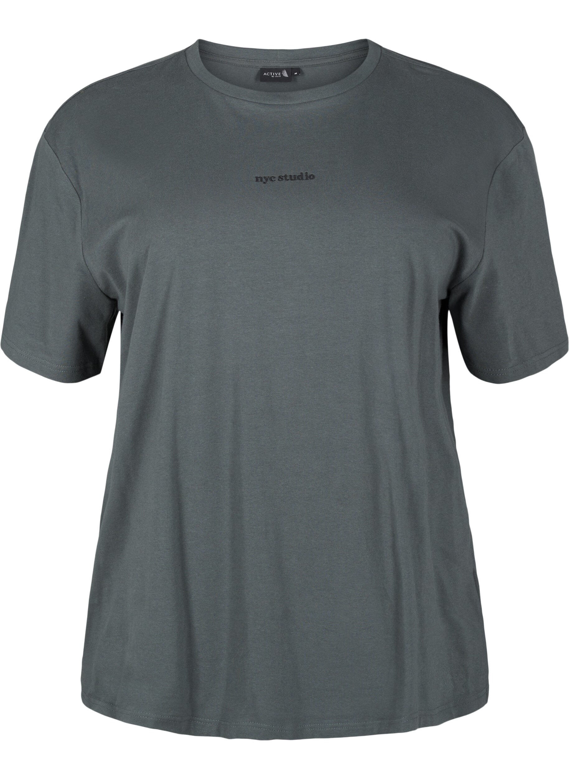 ZizziSportliches T-Shirt aus Bio-Baumwolle, , Packshot image number 0