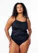 Tankini mit herausnehmbaren Cups und verstellbaren Seiten, Schwarz, Model image number 0