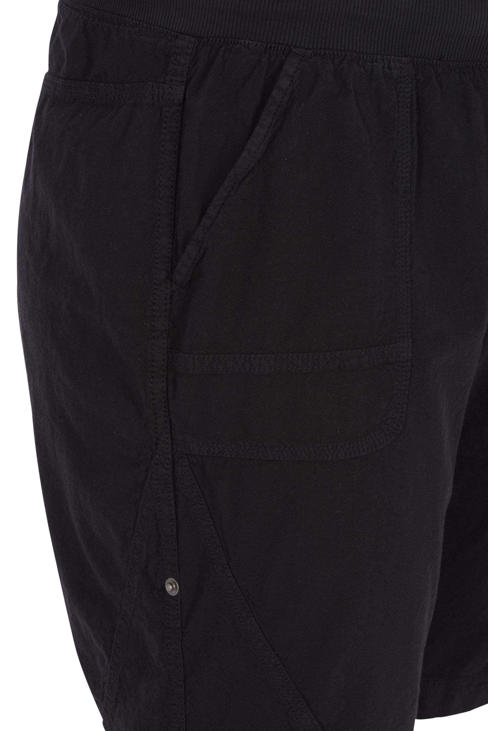 ZizziLockere Shorts aus Baumwolle mit Taschen, Schwarz, Packshot image number 2