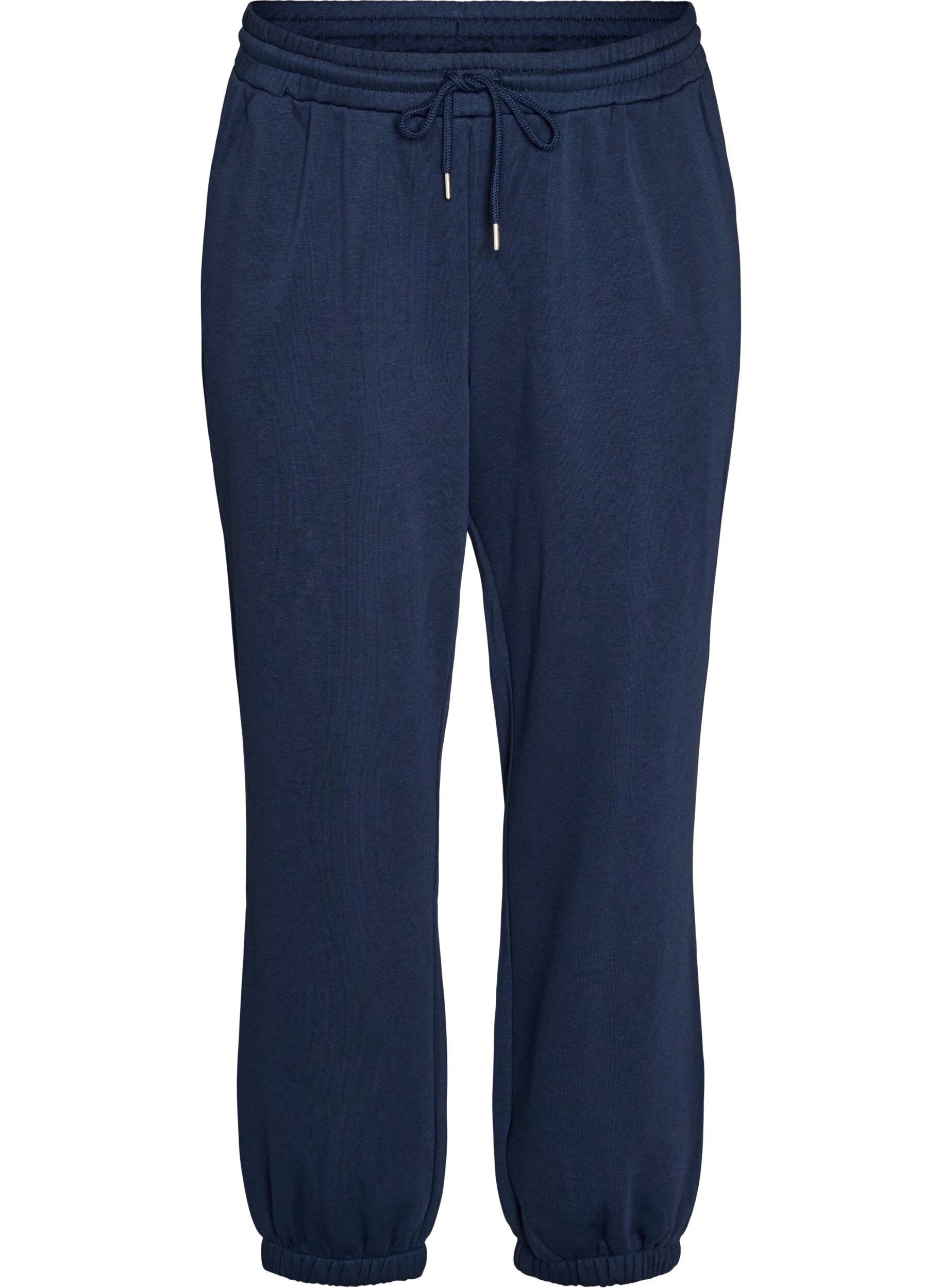 ZizziHoch taillierte Sweatpants mit Kordelzug, Blau, Packshot image number 0