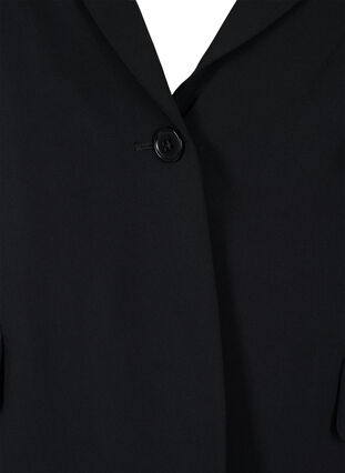 Klassischer Blazer mit Taschen, Black, Packshot image number 2