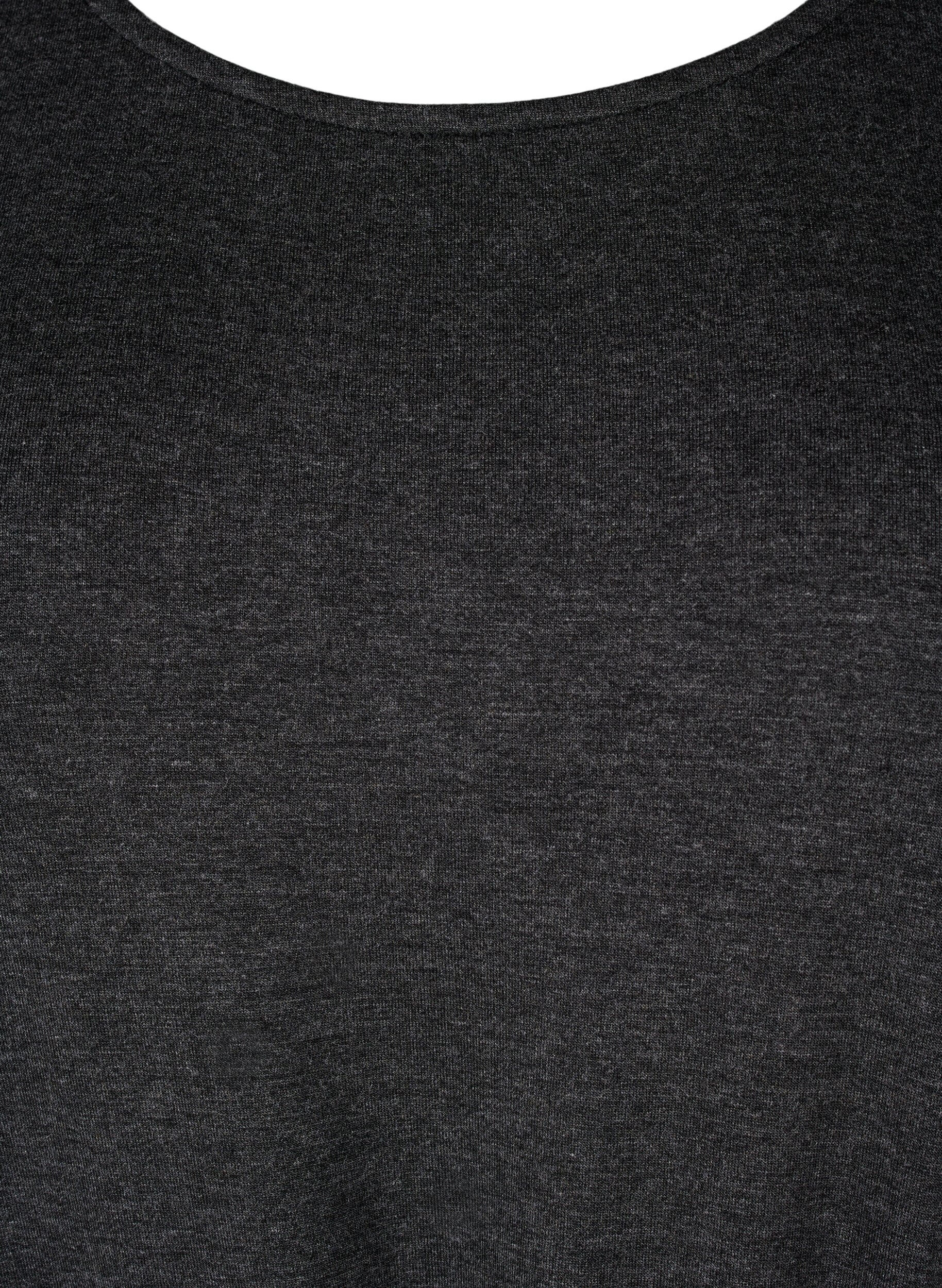 ZizziKurzes Jerseykleid mit Bindeg&uuml;rtel, Grau, Packshot image number 2