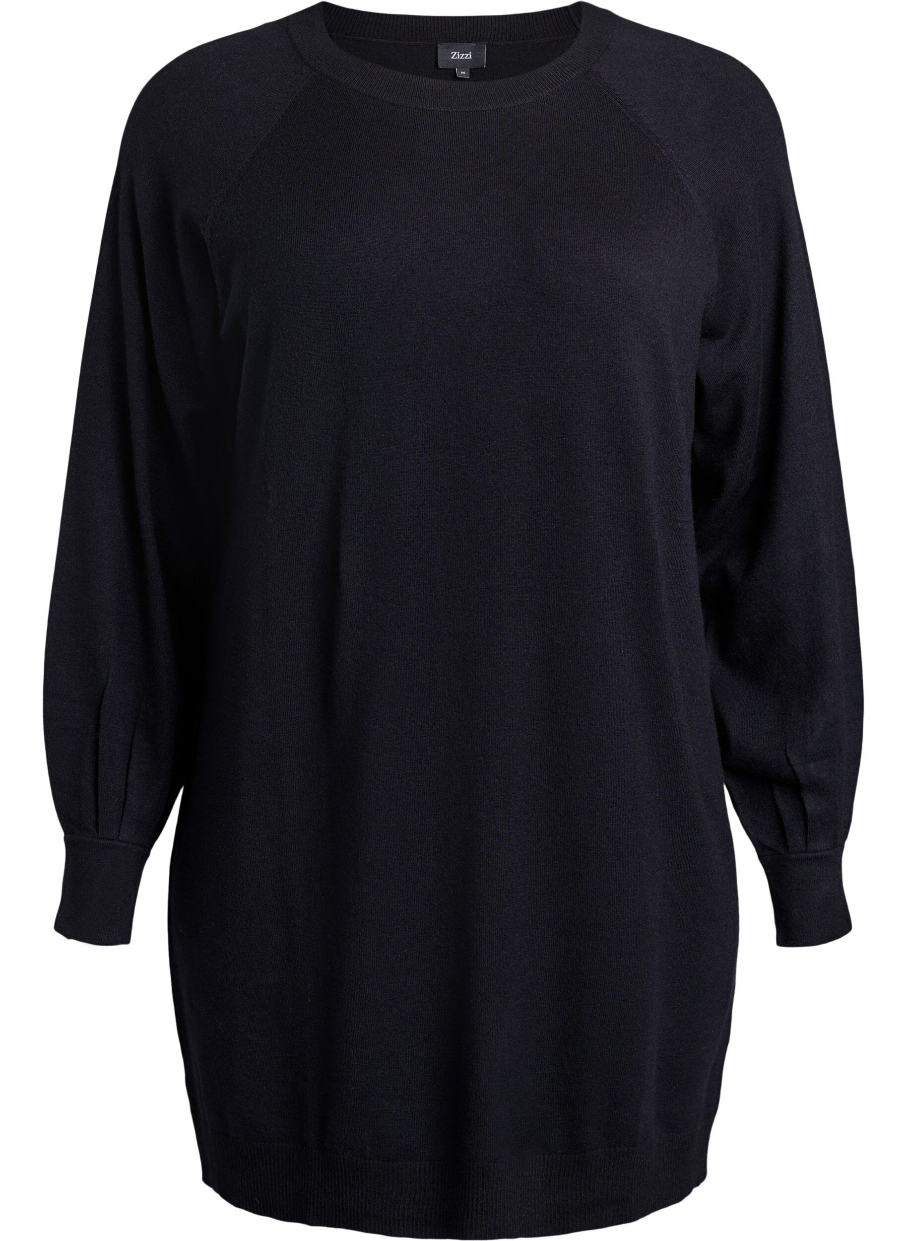 Kurzes Strickkleid mit Raglan&auml;rmeln