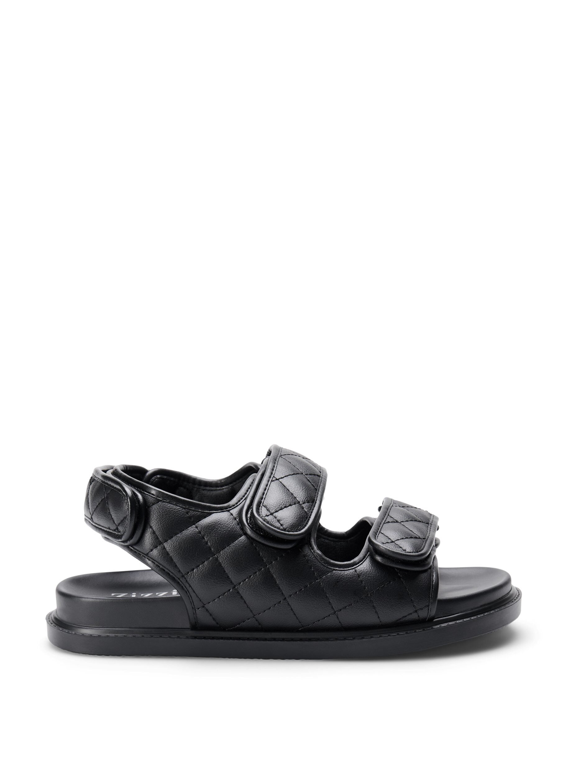 Wide Fit Sandalen aus Leder