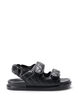 Wide Fit Sandalen aus Leder, Schwarz, Packshot image number 0