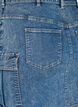 Eng anliegender Jeansrock mit Cargotasche, Blue Denim, Packshot image number 3