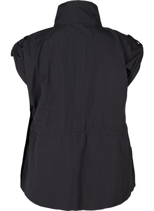 Sportweste mit verstellbarer Taille und Taschen, Black, Packshot image number 1