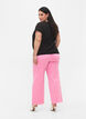 Flared Jeans mit hoher Taille, Pink, Model image number 1