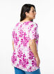 T-Shirt mit floralem Print, Pink, Model image number 2