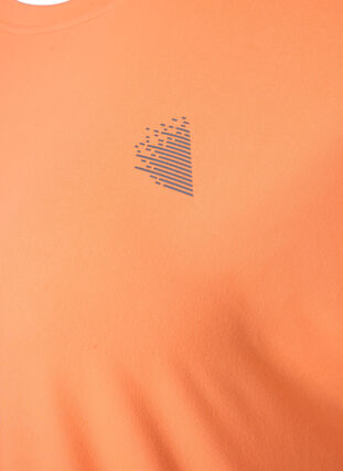 Kurzarm Trainingsshirt, Neon Orange, Packshot image number 2