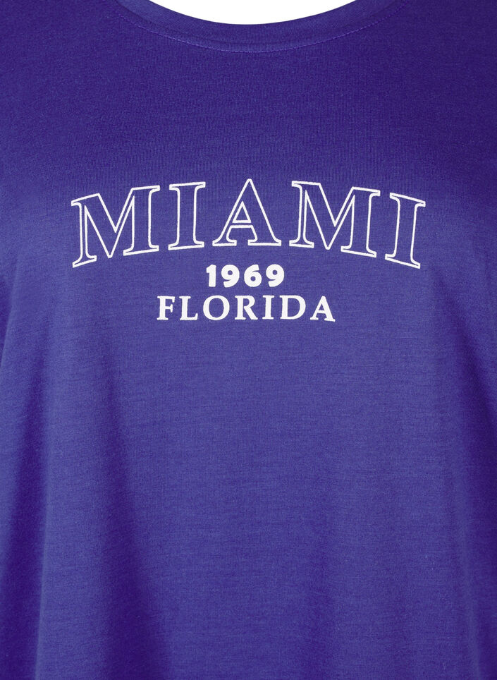 FLASH - T-Shirt mit Motiv, Royal Blue Miami, Packshot image number 2