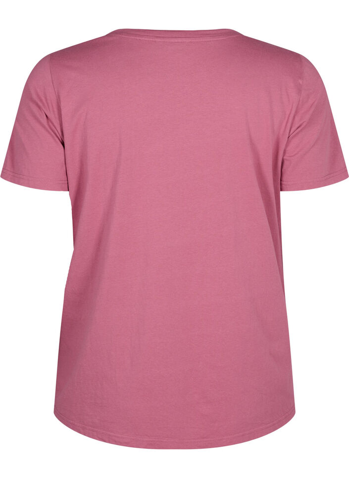 T-Shirt aus Baumwolle mit Textmotiv, Malaga W. ALASKA, Packshot image number 1