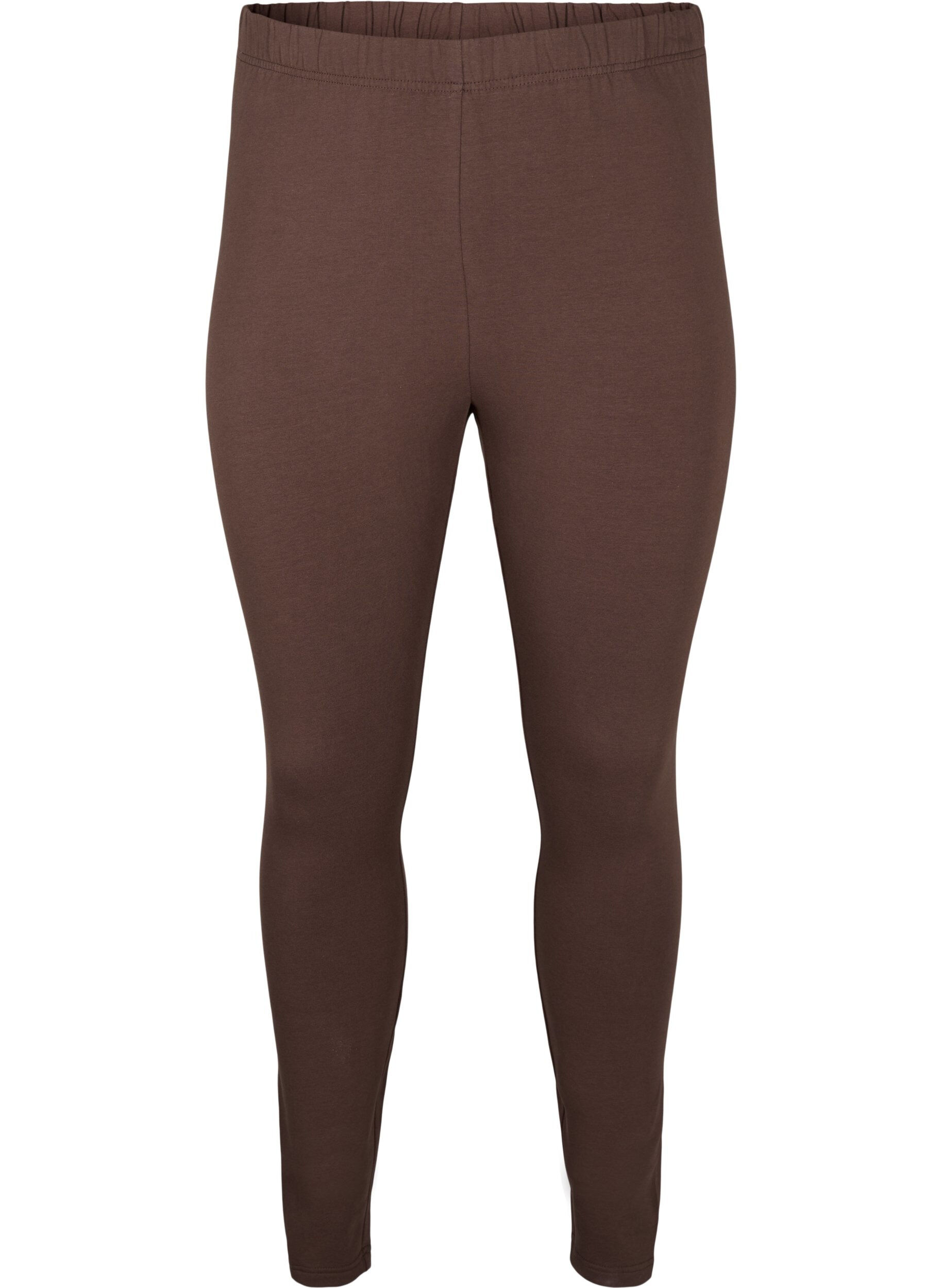 ZizziGef&uuml;tterte Baumwollleggings., Braun, Packshot image number 0