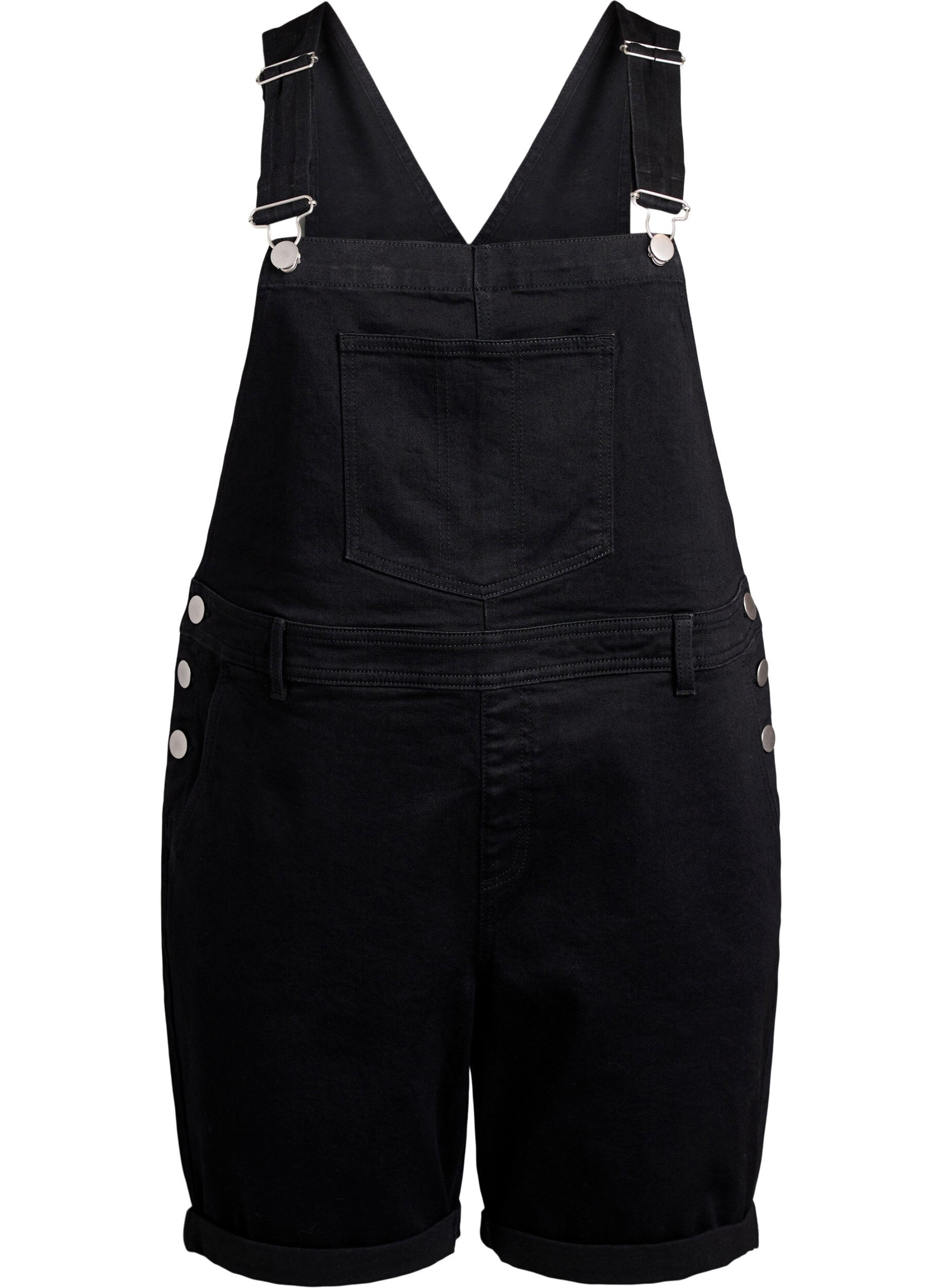 Denim Overalls Kurze Hosen