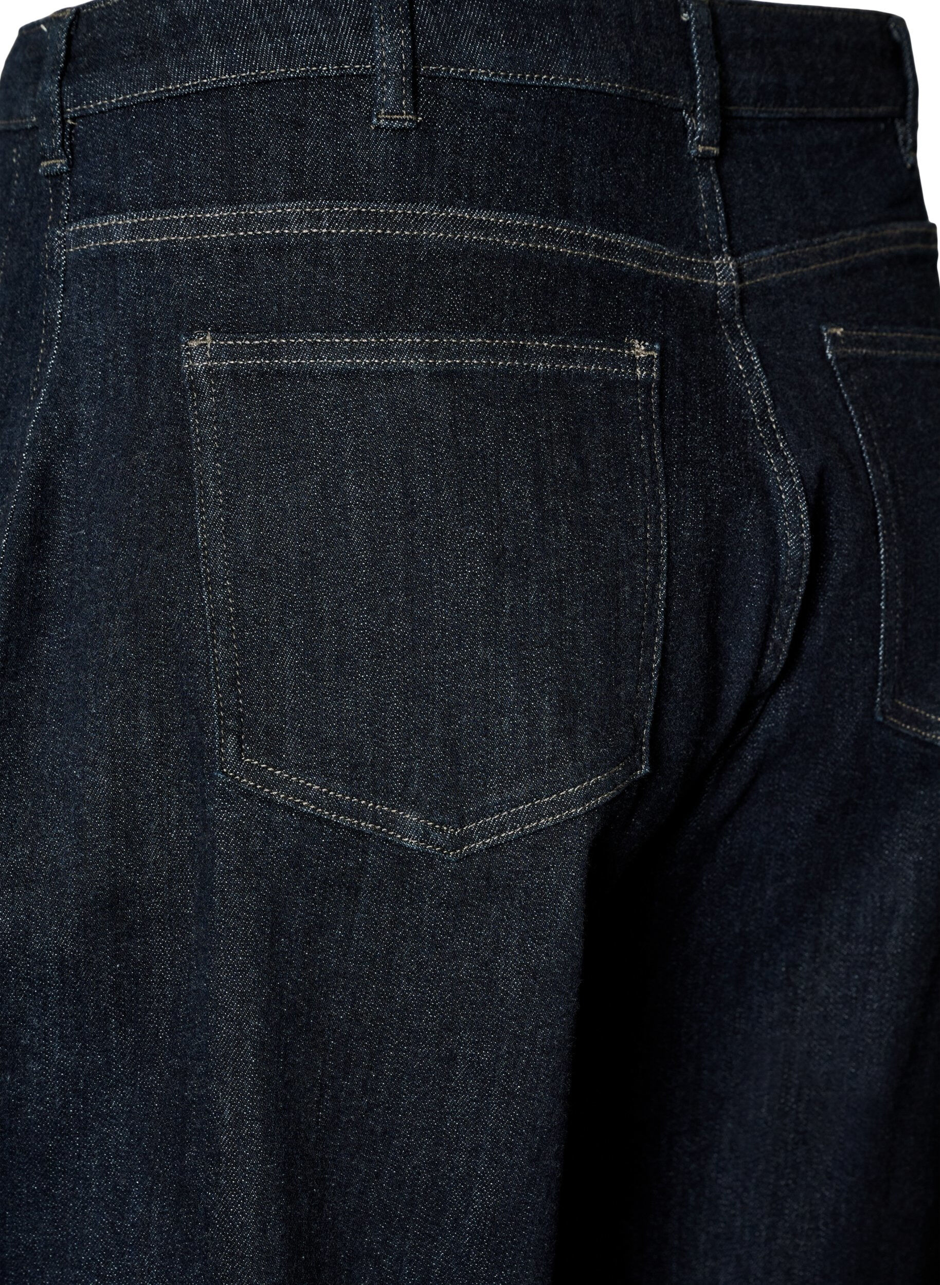 ZizziBarrel-Jeans mit hoher Taille, Blau, Packshot image number 3